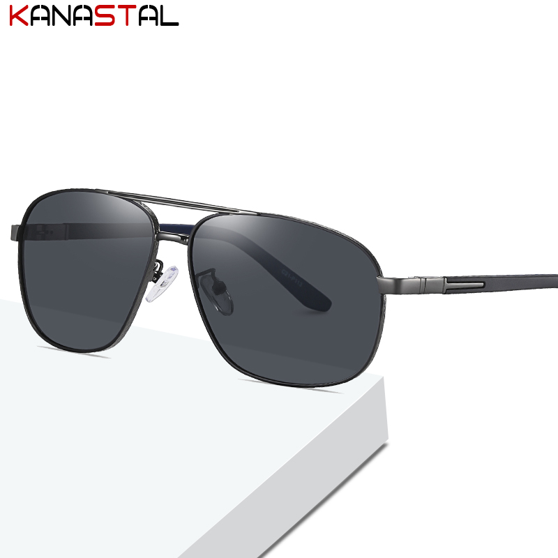 남자 편광 된 선글라스 UV400 여자 브랜드 디자인 바이 컬러 스퀘어 프레임 바이저 안경 낚시 운전 야외 스포츠 태양 안경
